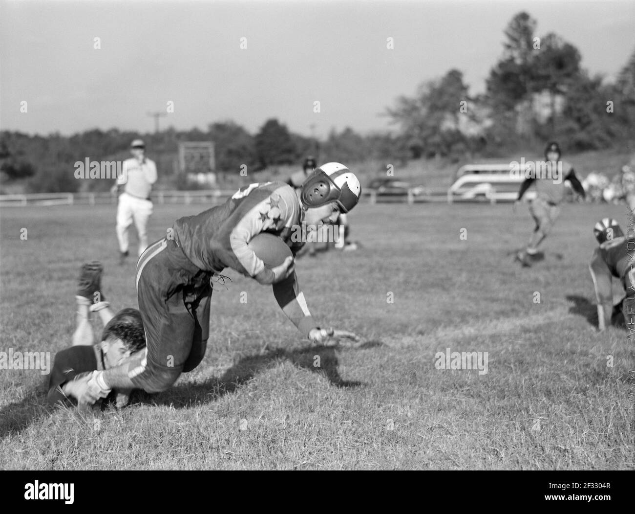 High School football Game, Greensboro, Greene County, Géorgie, États-Unis, Jack Delano, Bureau américain de l'information sur la guerre, octobre 1941 Banque D'Images