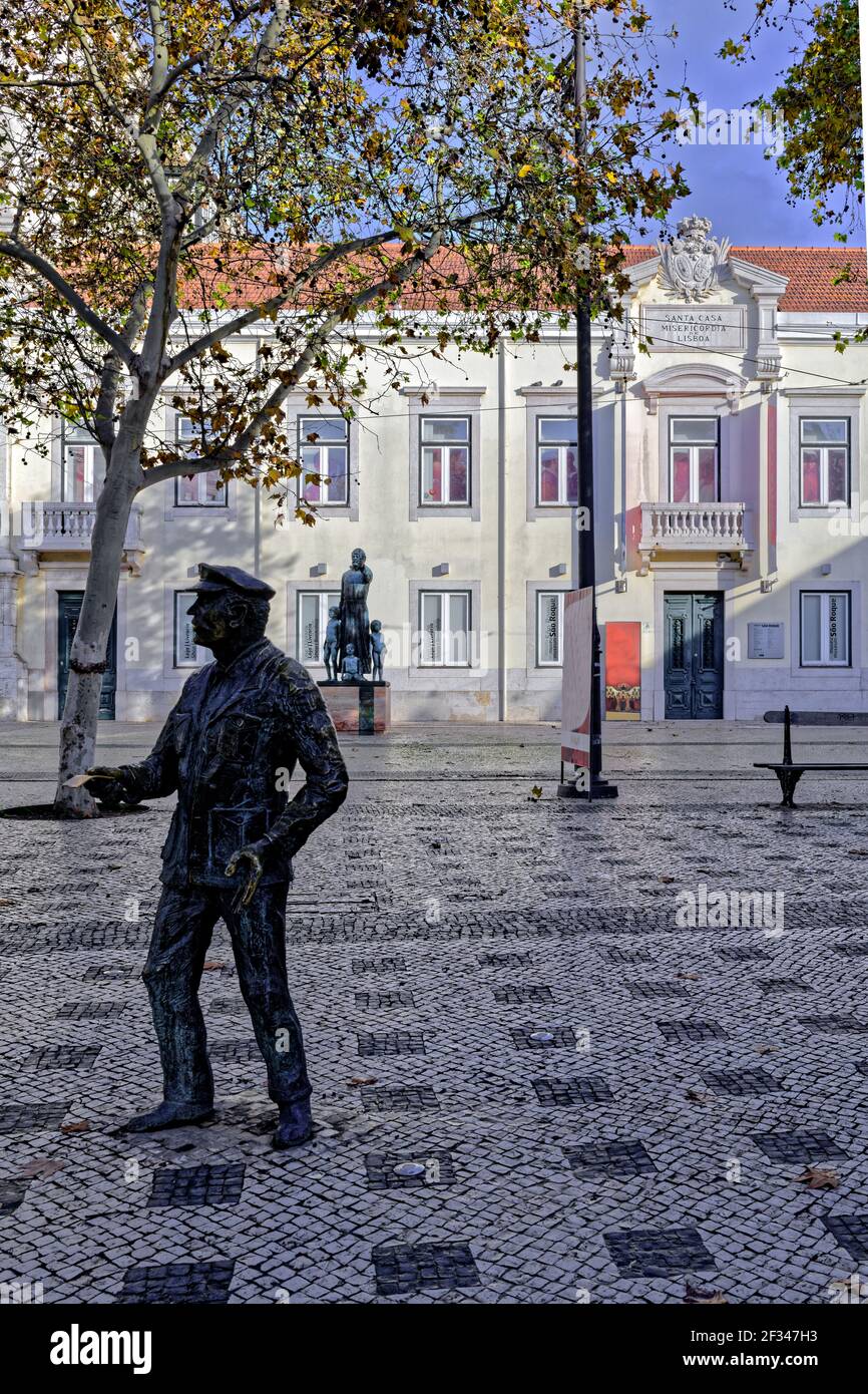 Praça do Comércio à Lisbonne Banque D'Images