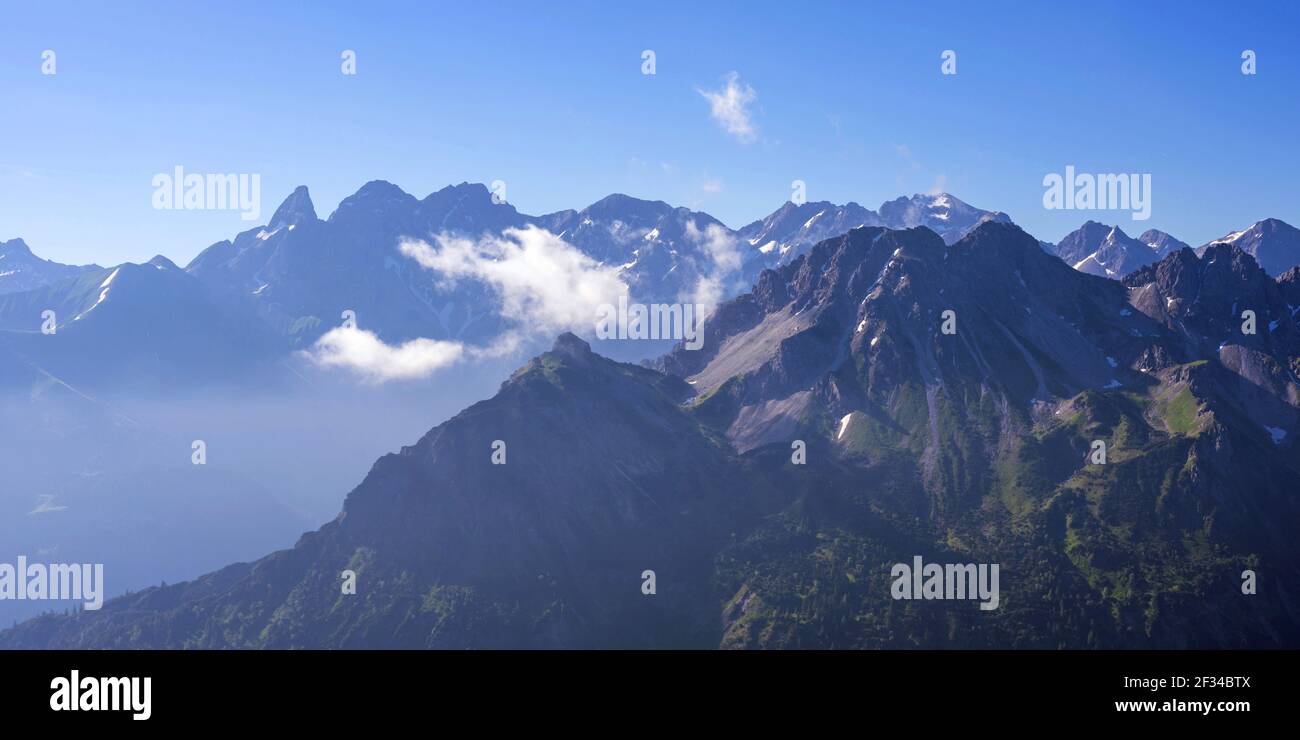 Géographie / Voyage, Allemagne, Bavière, la cime principale des Alpes d'Allgaeu, Allgae, liberté-de-Panorama Banque D'Images
