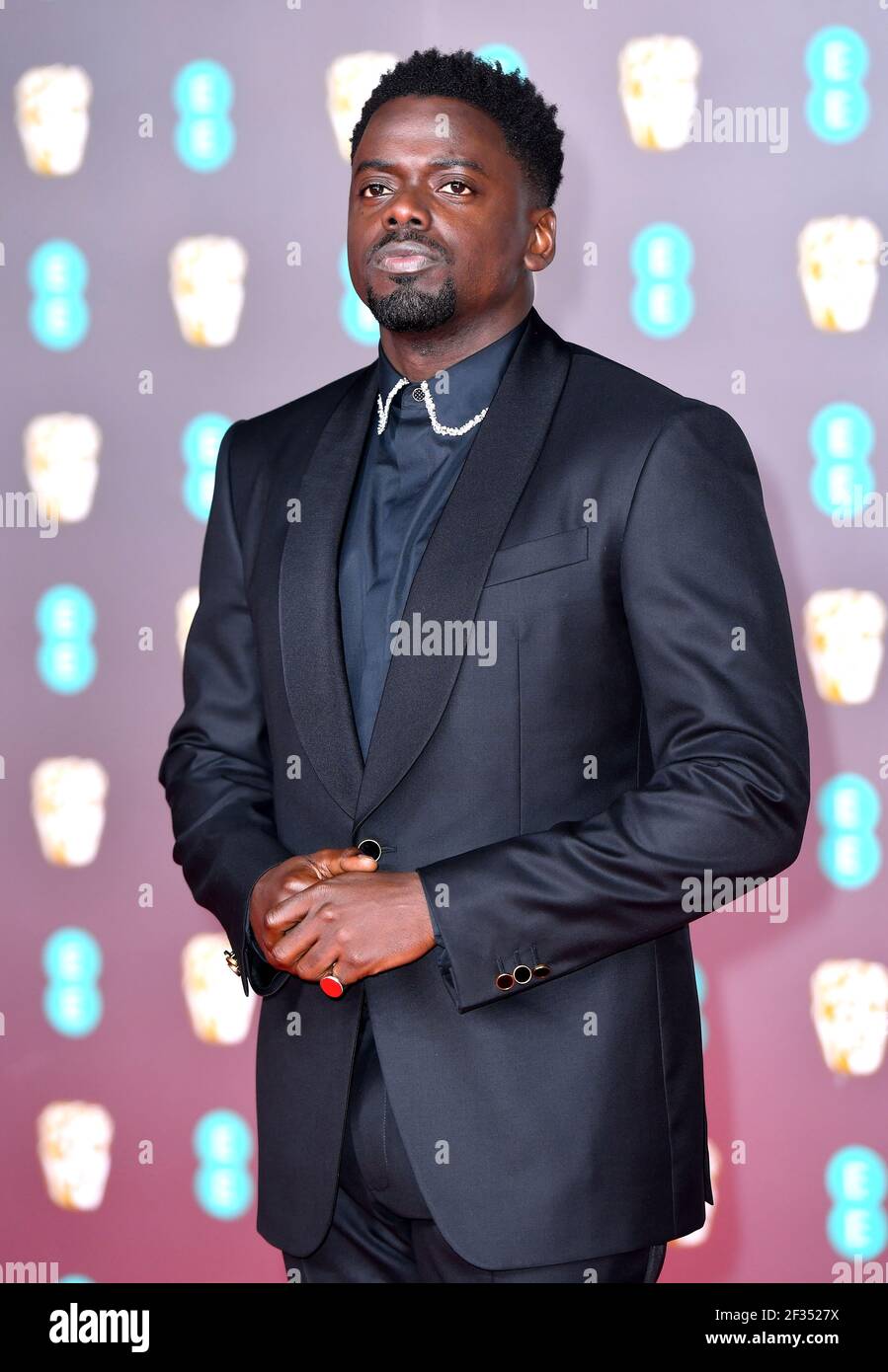 Photo du dossier datée du 02/02/20 de Daniel Kaluuya qui a été nommé pour le meilleur acteur de soutien Oscar. Date de publication : dimanche 2 février 2020. Banque D'Images