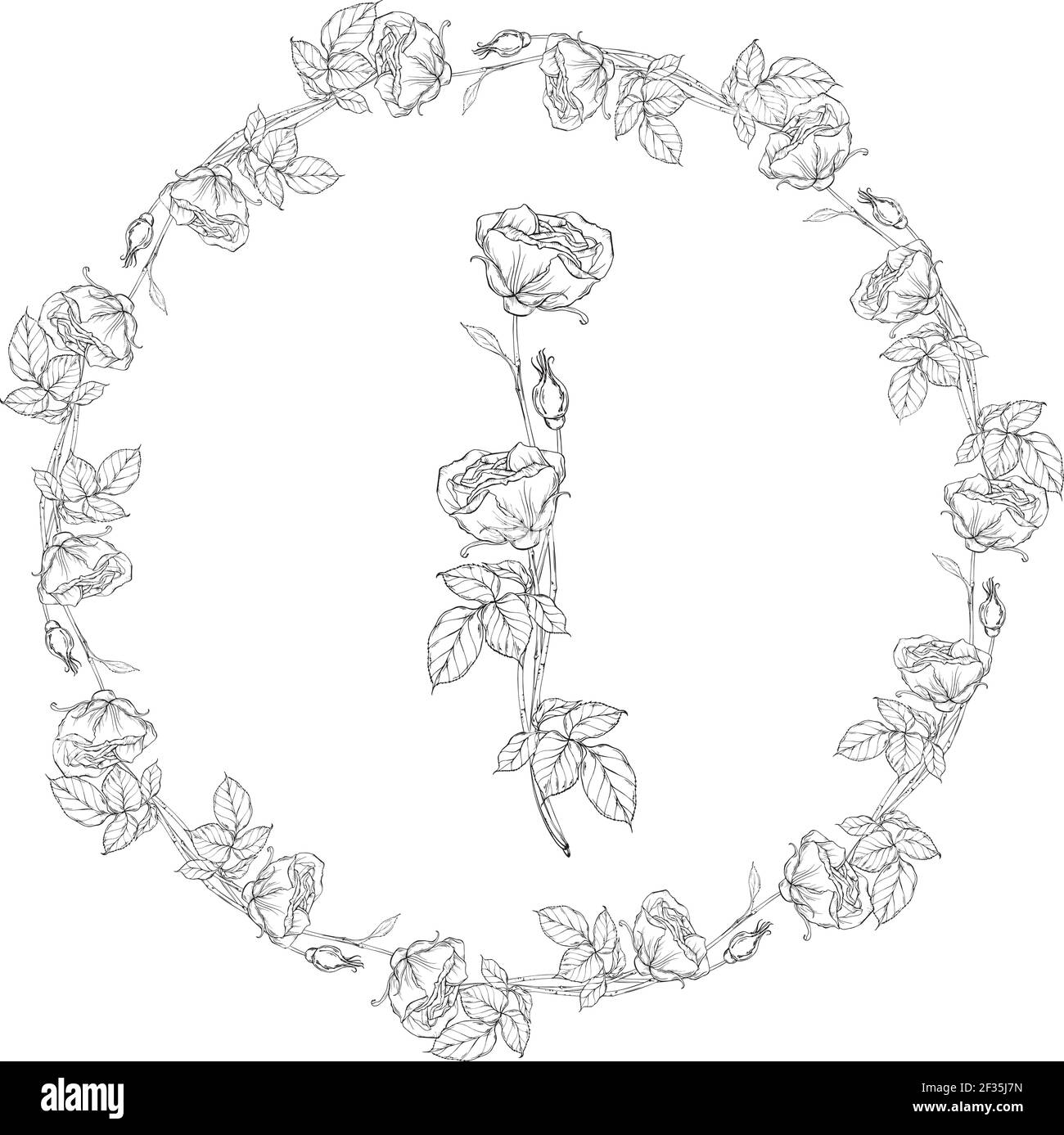 Dessin Bouquet De Rose Facile Bouquet de roses noires et blanches. Dessin graphique. Bouquet de fleurs.  Fleur rose 9 Image Vectorielle Stock - Alamy