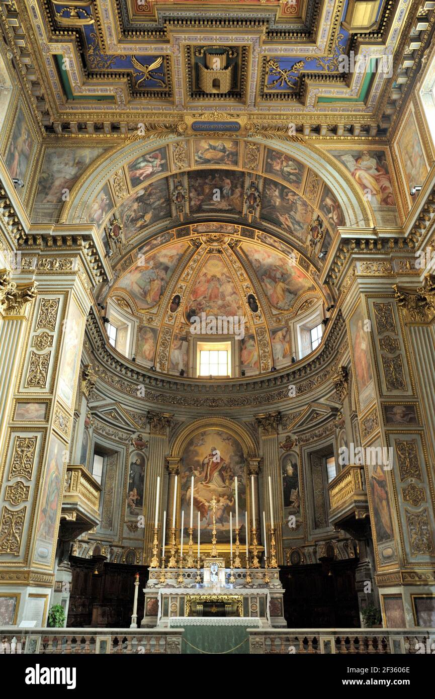 italie, rome, église de san marcello al corso, abside Banque D'Images