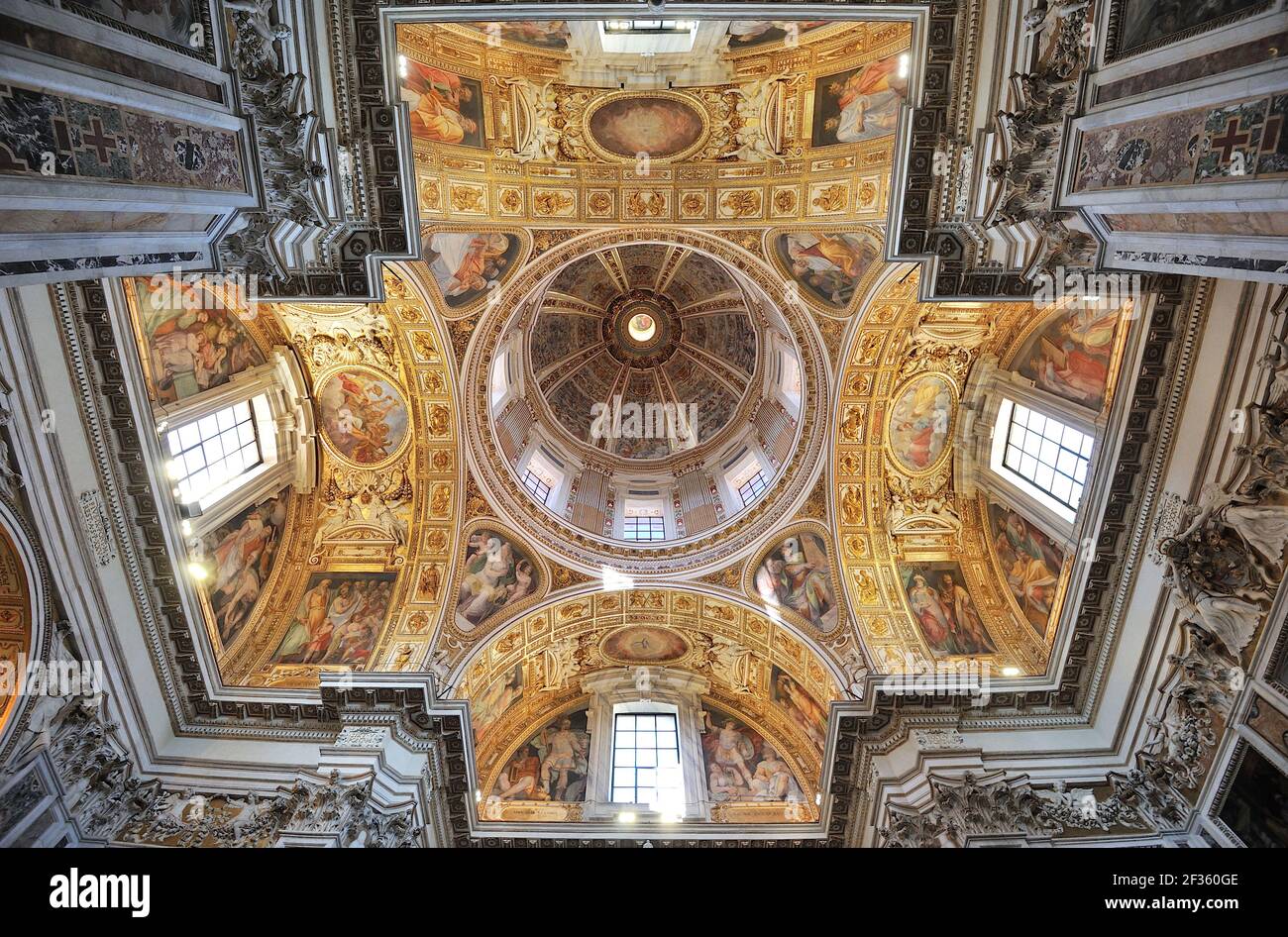 Italie, Rome, basilique Santa Maria Maggiore, Cappella Sistina, chapelle du 16e siècle Banque D'Images