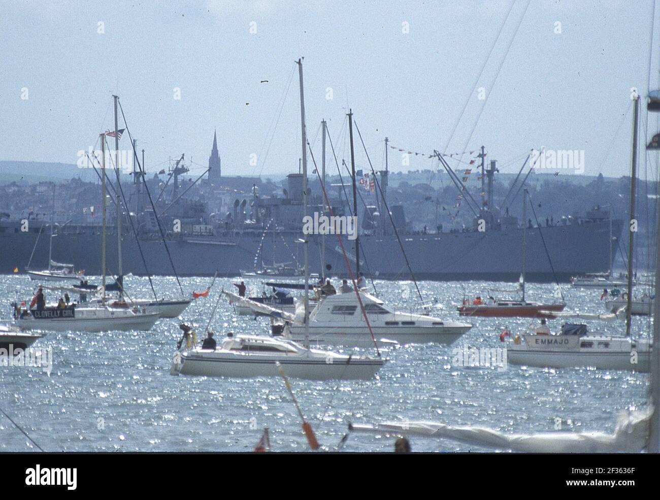 Navires de guerre, navires de croisière D Day armada Banque D'Images