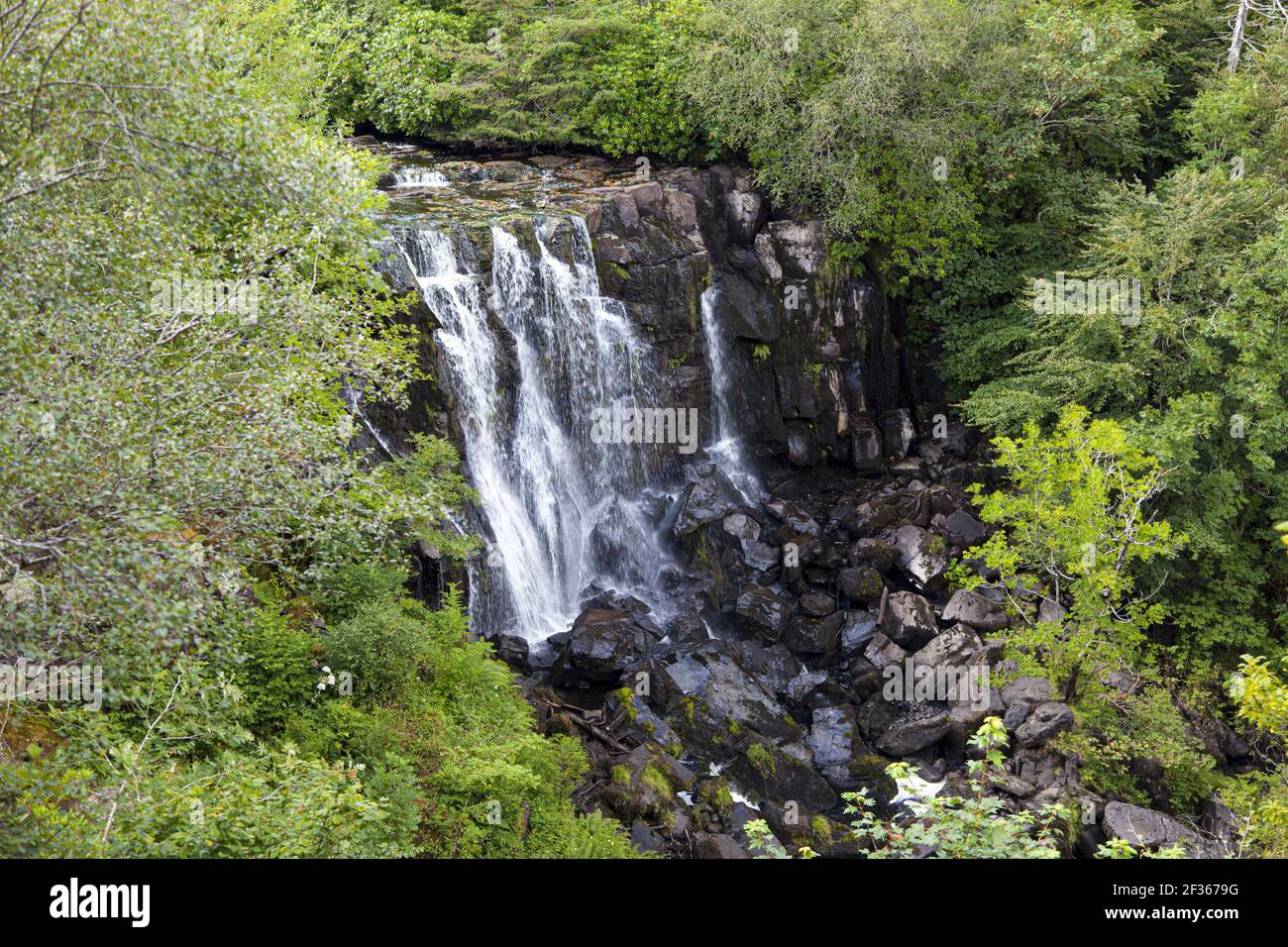 Cascade près d'Aros, île de Mull, Argyll et Bute, Hébrides intérieures, Écosse, ROYAUME-UNI Banque D'Images