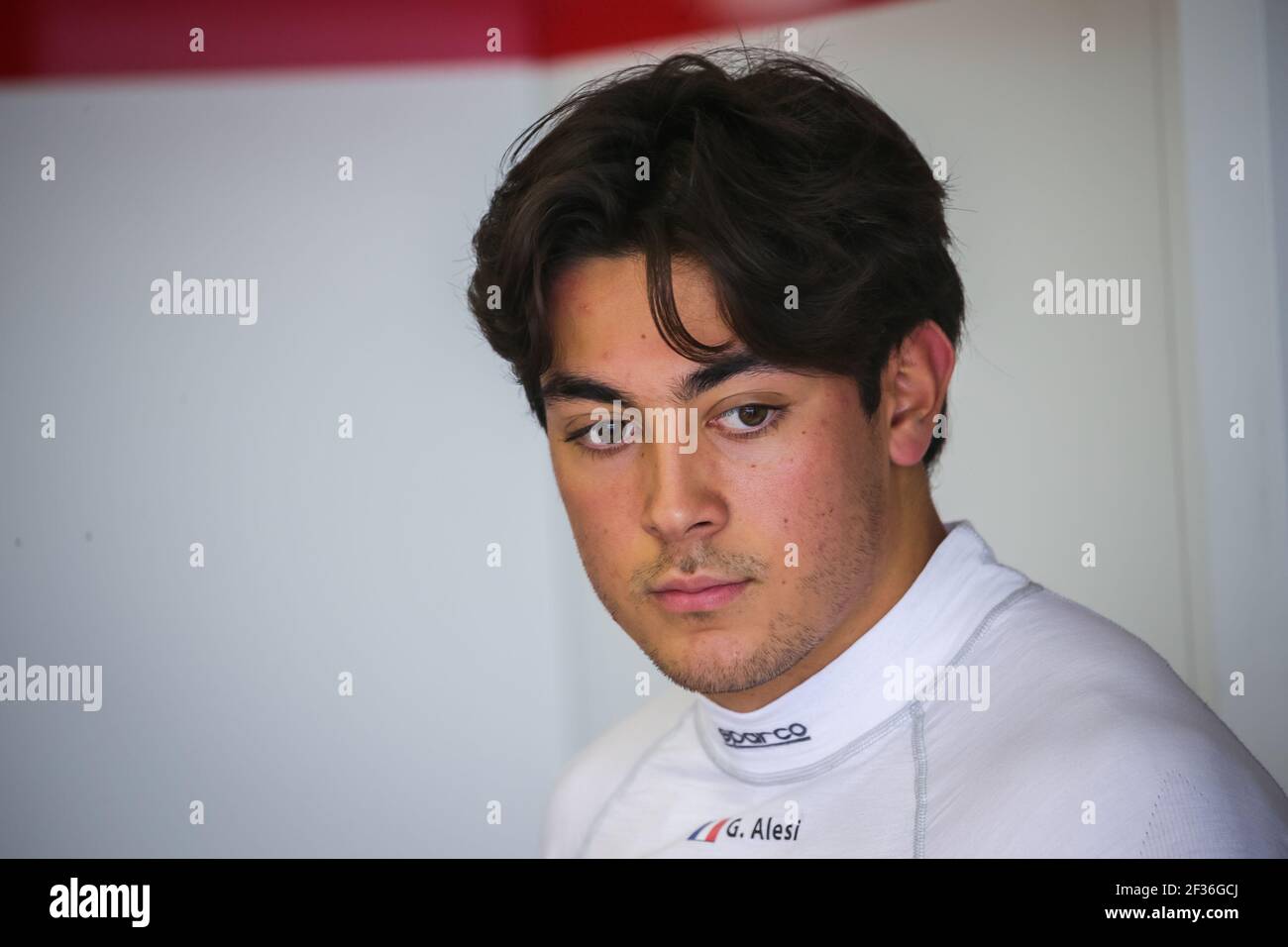 ALESI Giuliano, Trident, portrait pendant le championnat de Formule 2 2019 de la FIA, Angleterre du 11 au 14 juillet, à Silverstone, Grande-Bretagne - photo Sebastiaan Rozendaal / DPPI Banque D'Images