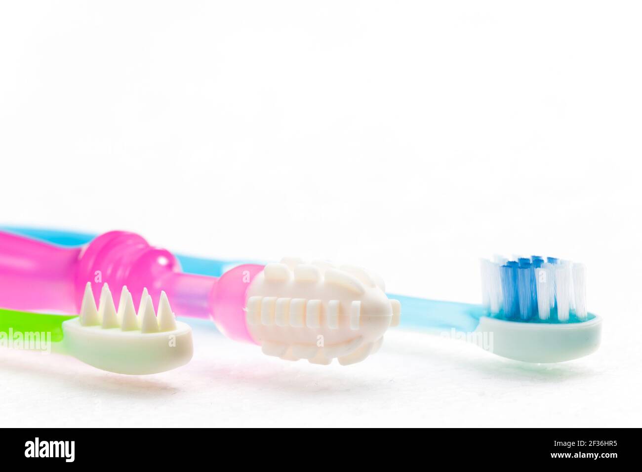 Still Life de dentition et brosse à dents Banque D'Images