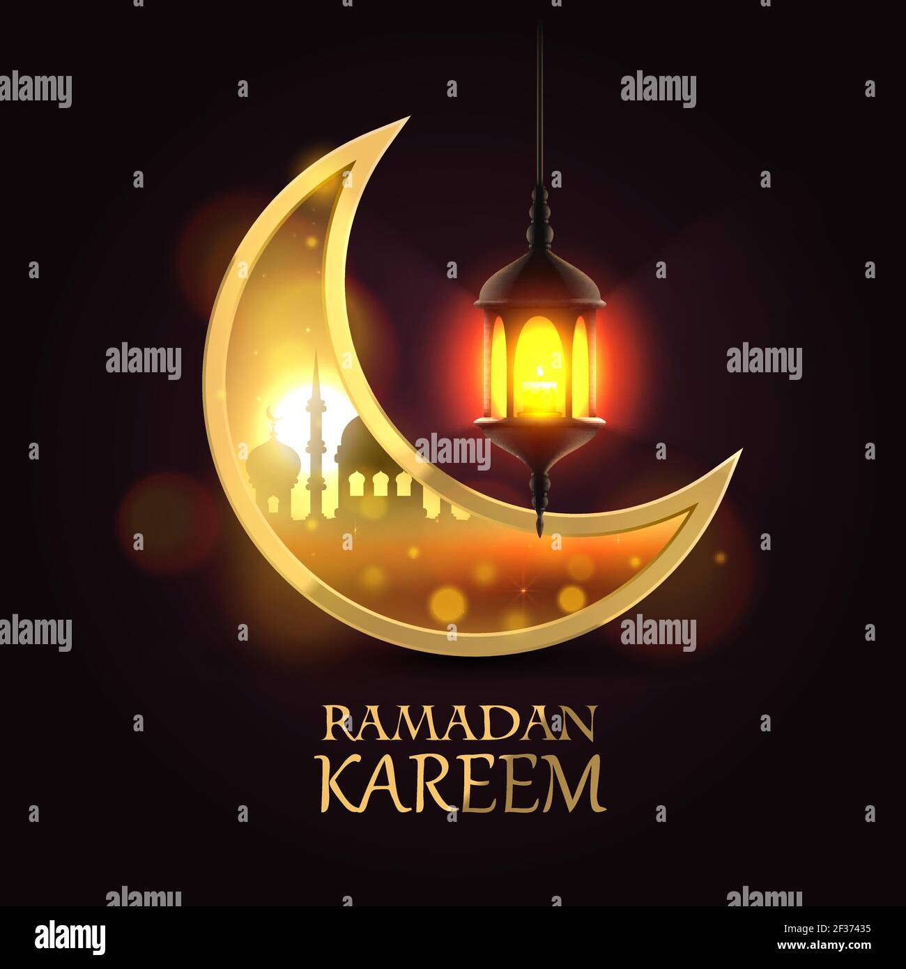 Couverture de Ramadan Kareem, arrière-plan de ramadan mubarak, élément de  conception de modèle, illustration vectorielle Image Vectorielle Stock -  Alamy