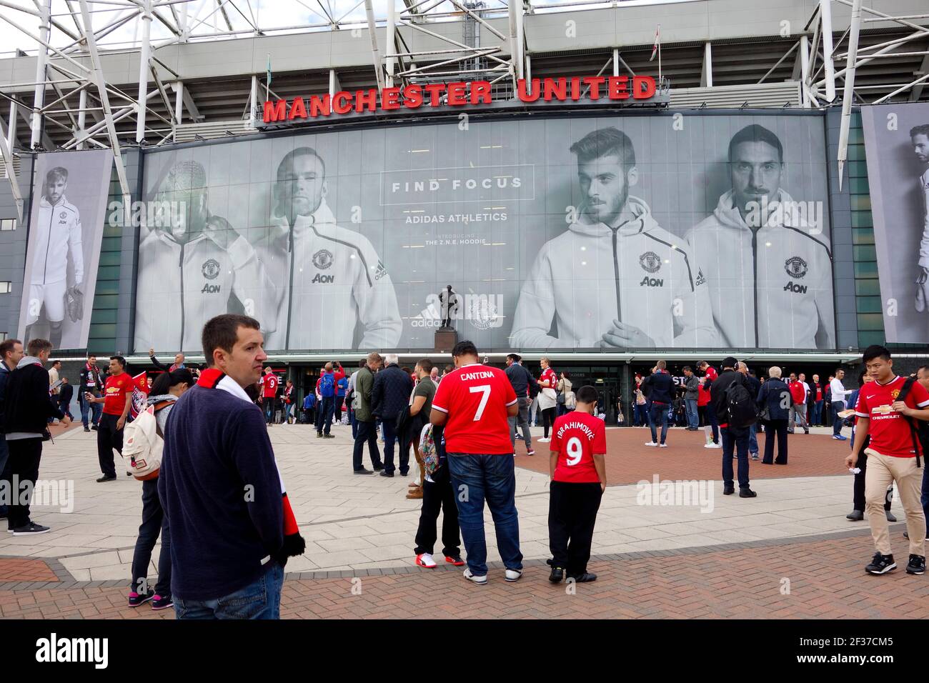 Old Trafford, Manchester, Angleterre, Royaume-Uni Banque D'Images