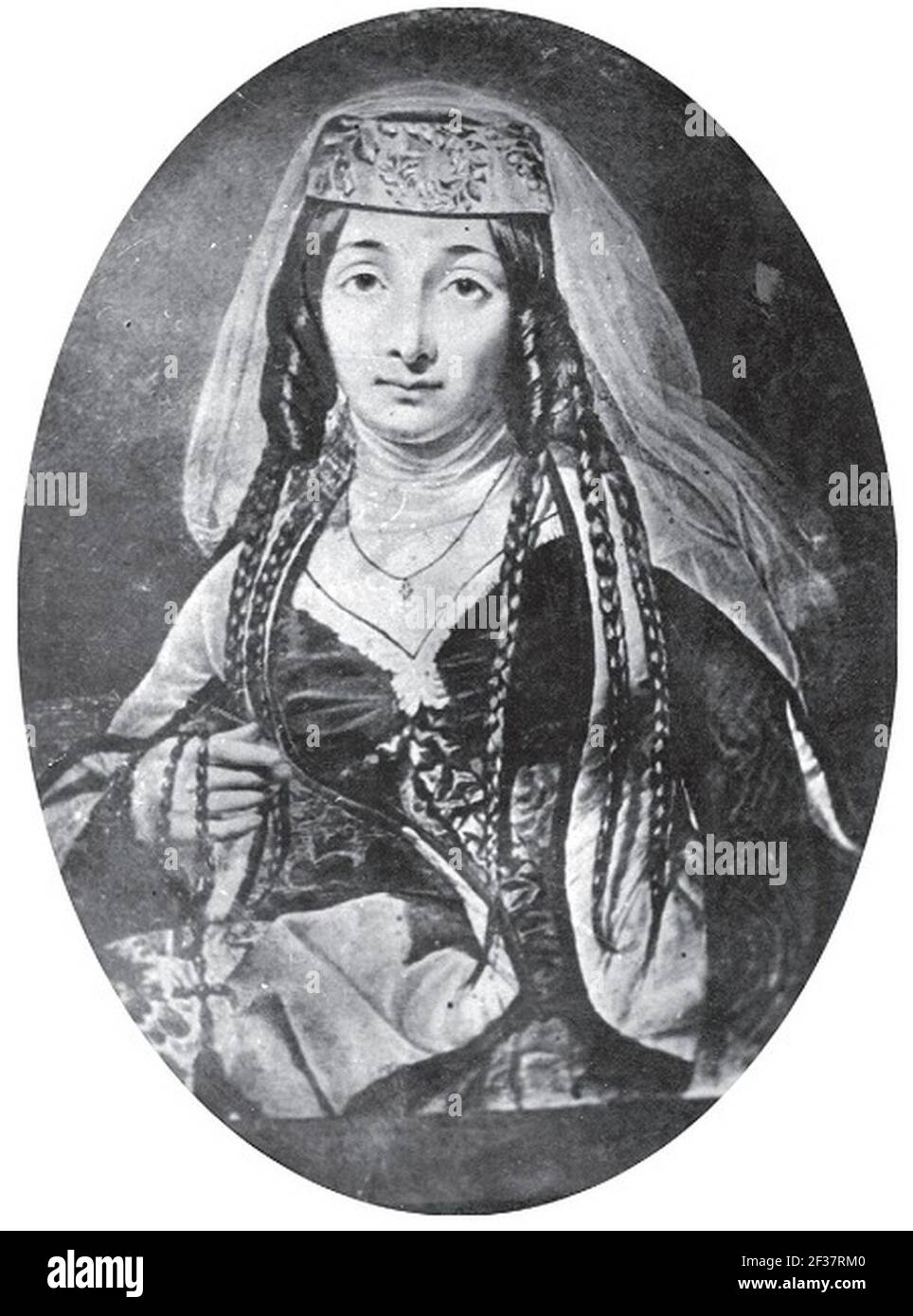 Princesse Anastasia de Géorgie. Banque D'Images