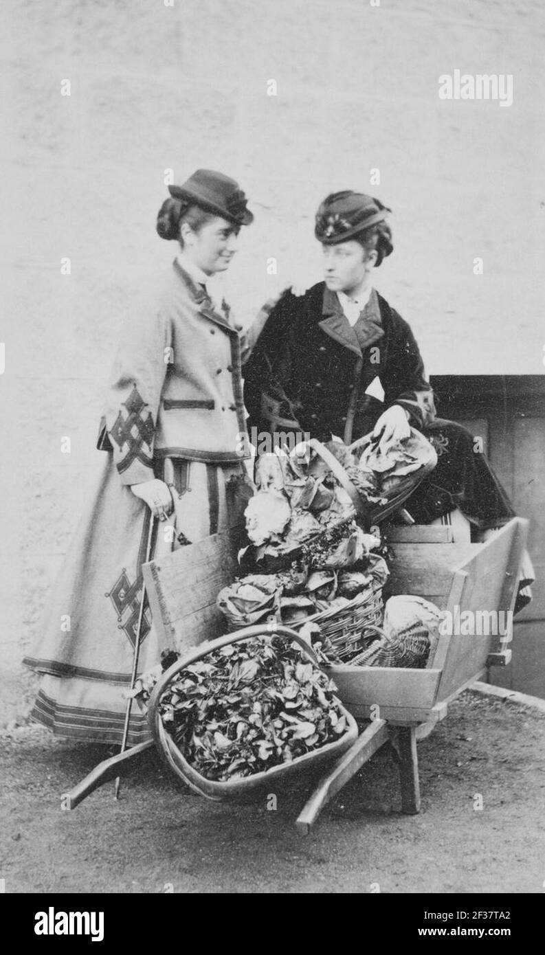 Princesse Louise (1848-1939) et Louise van de Weyer de James Valentine (1815-1879). Banque D'Images