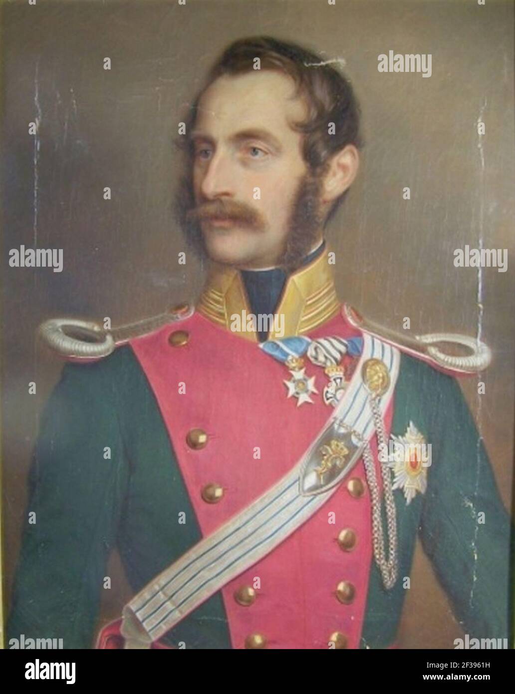 Prinz Eduard von Sachsen-Altenburg. Banque D'Images