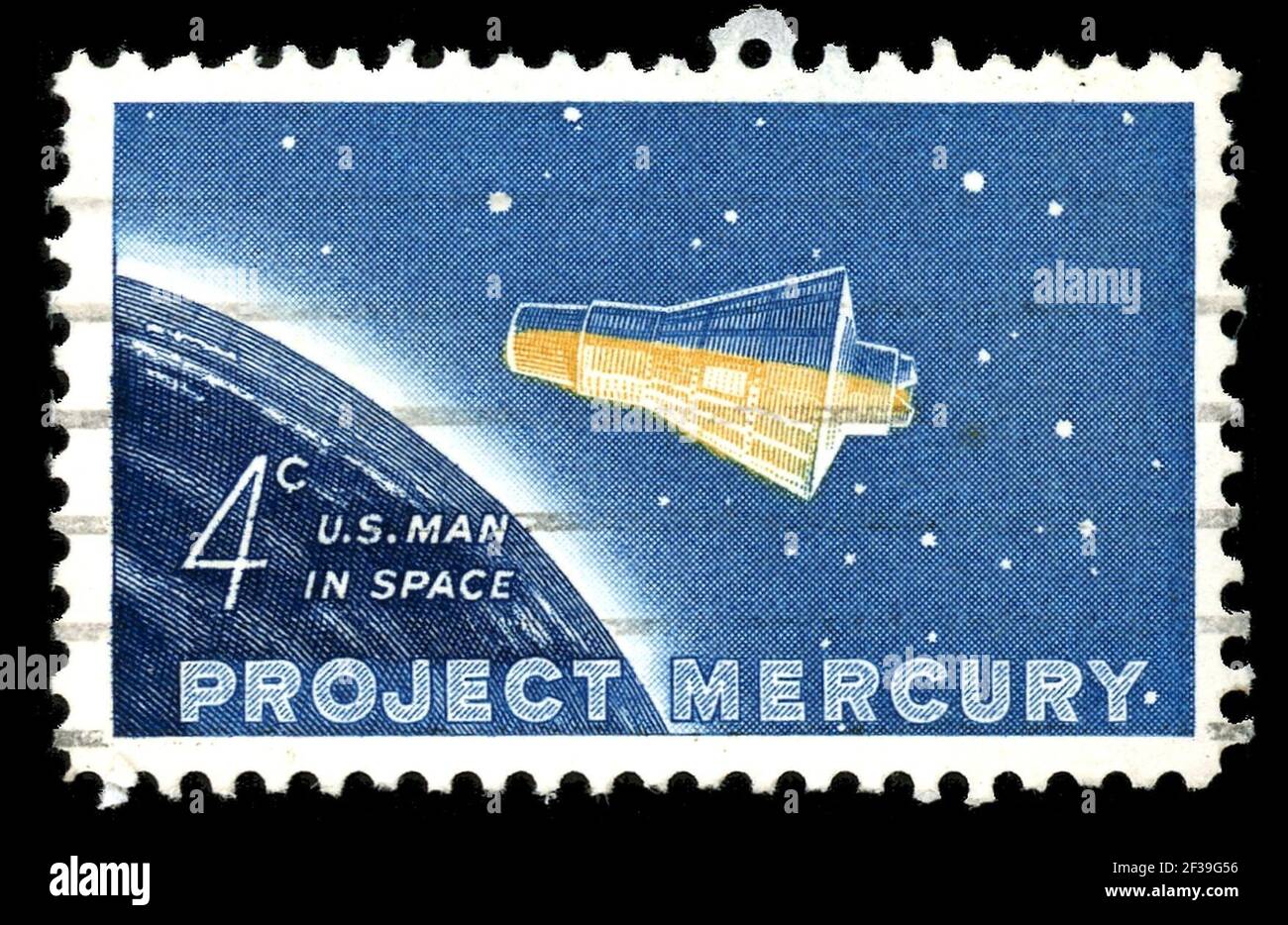 Projet Mercury - l'homme des États-Unis dans l'espace. Banque D'Images