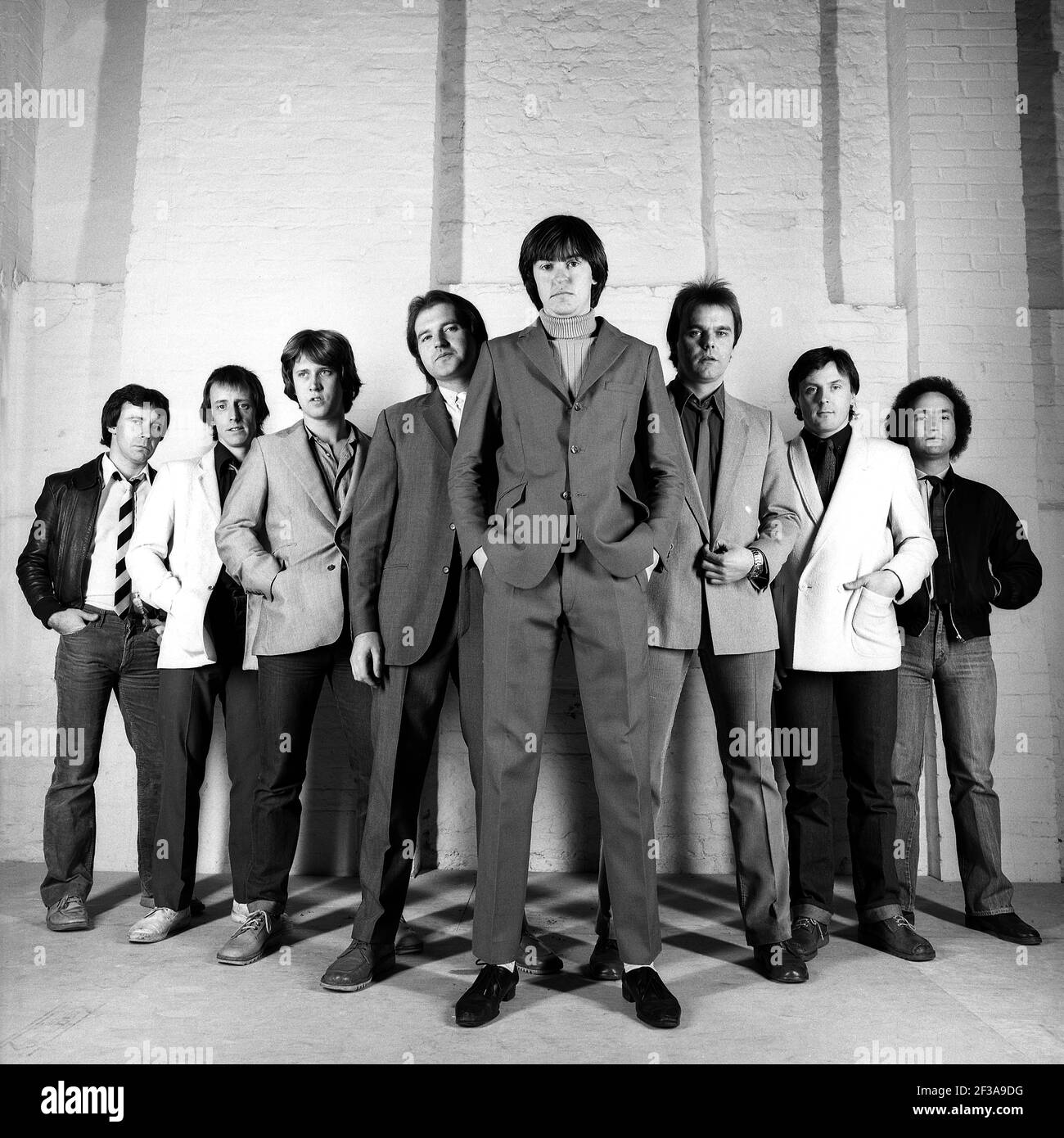 Paul Young et le groupe Streetband British Soul. 1980 Banque D'Images