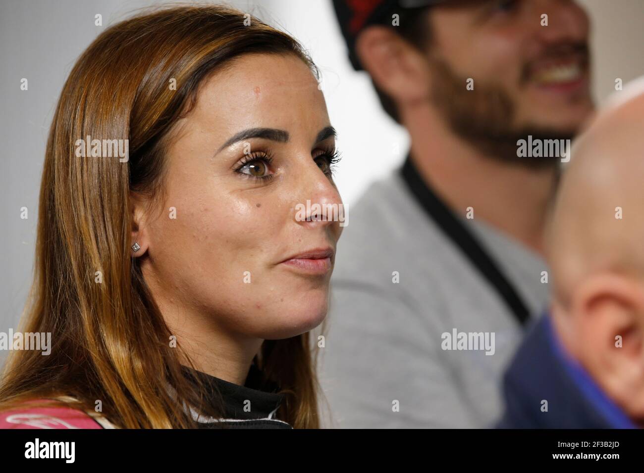 GODEY Laurene (FRA), Porsche Cayman 718 écurie Sébastien Loeb, portrait lors du championnat de