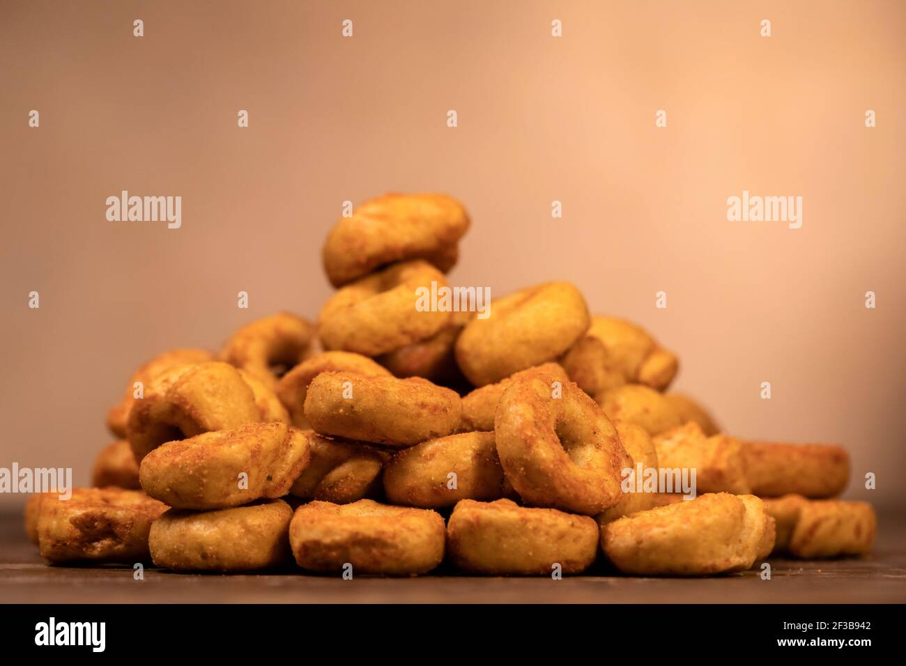 Taralli traditionnel italien savoureux en-cas Banque D'Images