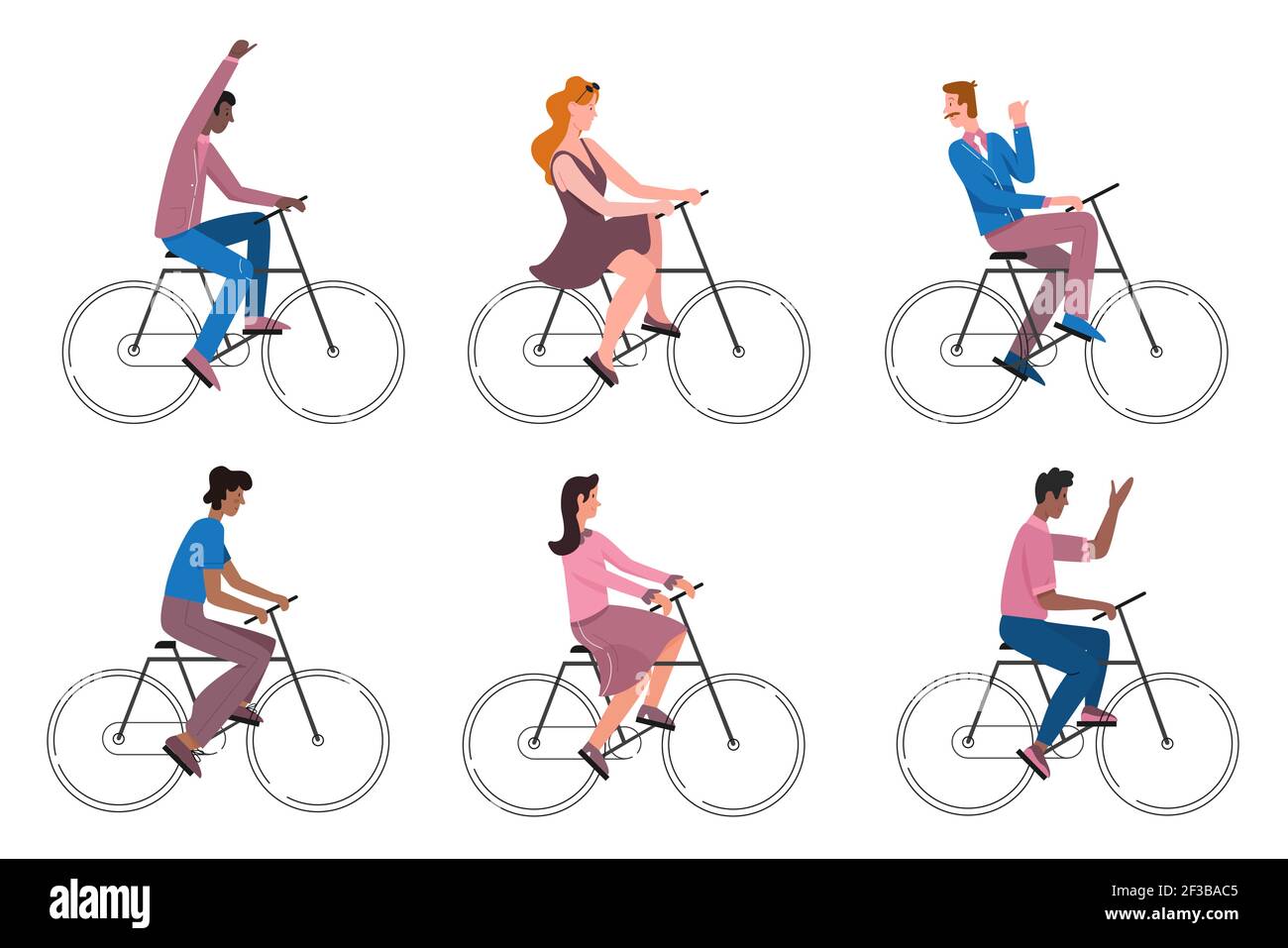 Dessin Humoristique Sportif Velo Banque D Image Et Photos Alamy
