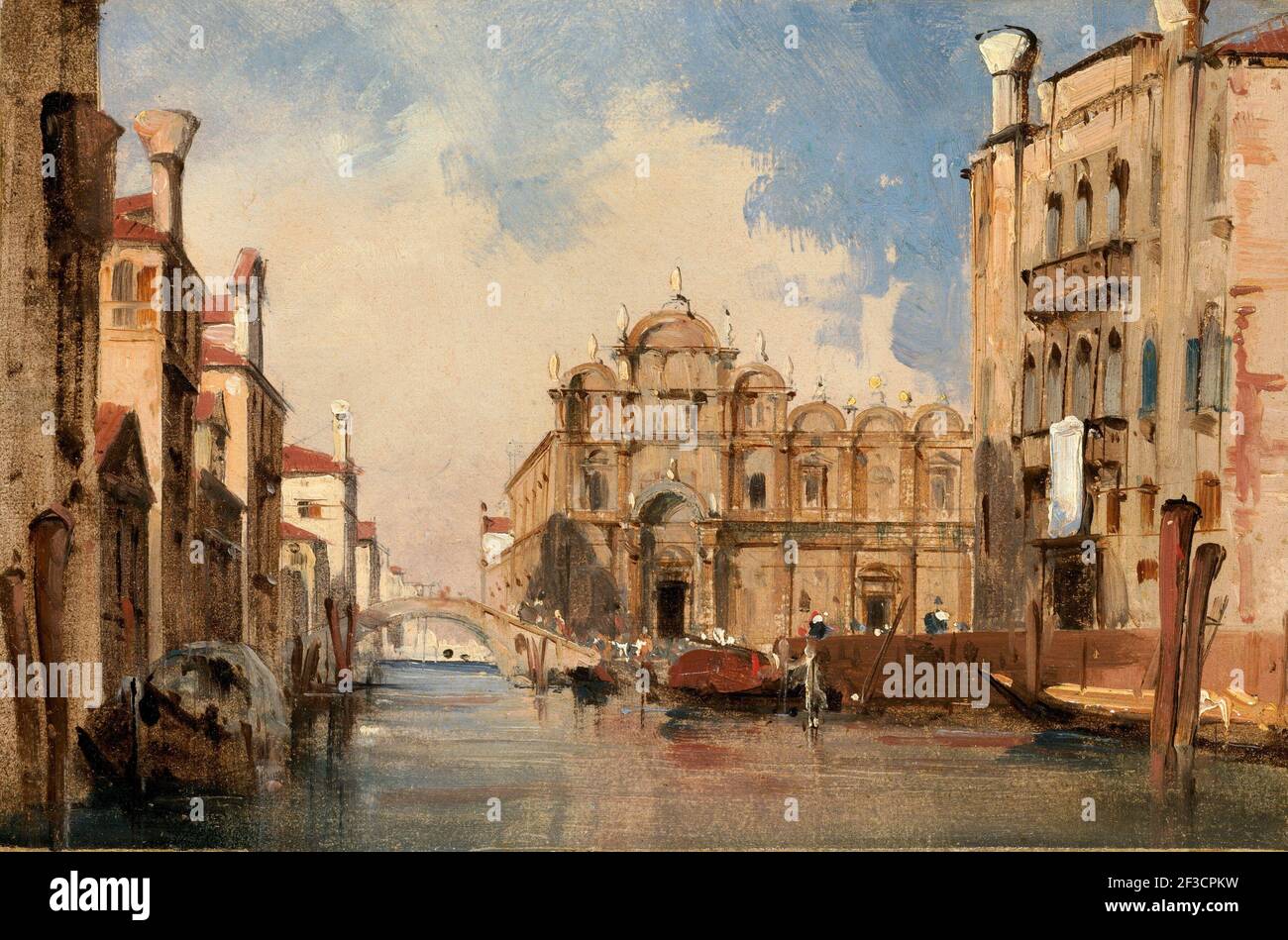 La Scuola di San Marco, Venise, c. 1830. Banque D'Images