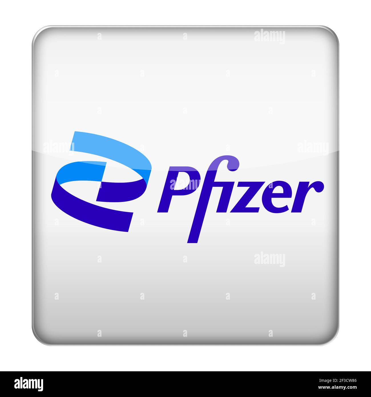Logo de Pfizer Banque D'Images
