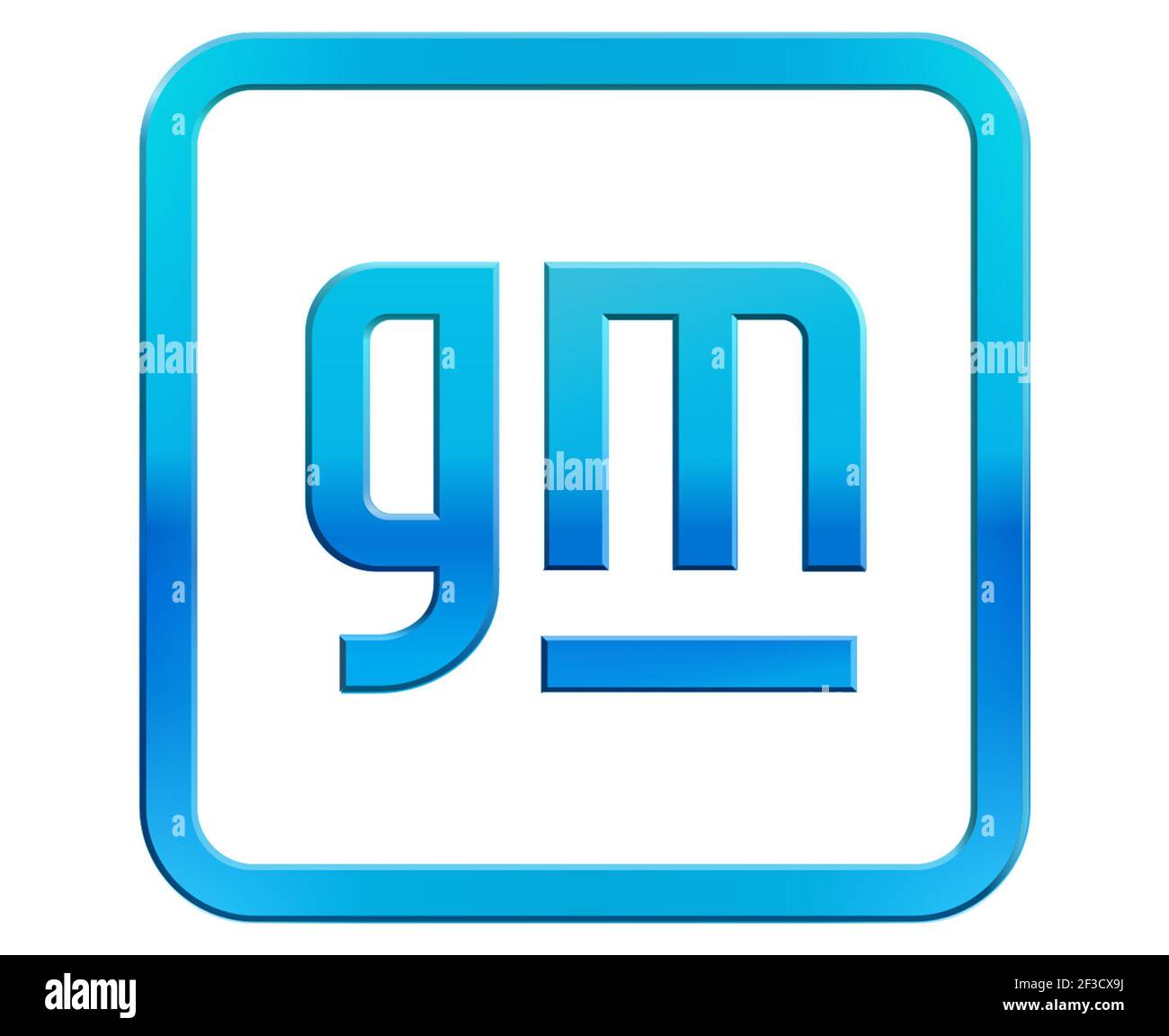 Logo GM – General Motors Banque D'Images
