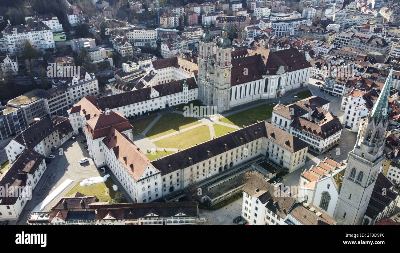 glise Du Monast re Saint Gallen Banque De Photographies Et D images glise-du-monast-re-saint-gallen-banque-de-photographies-et-d-images
