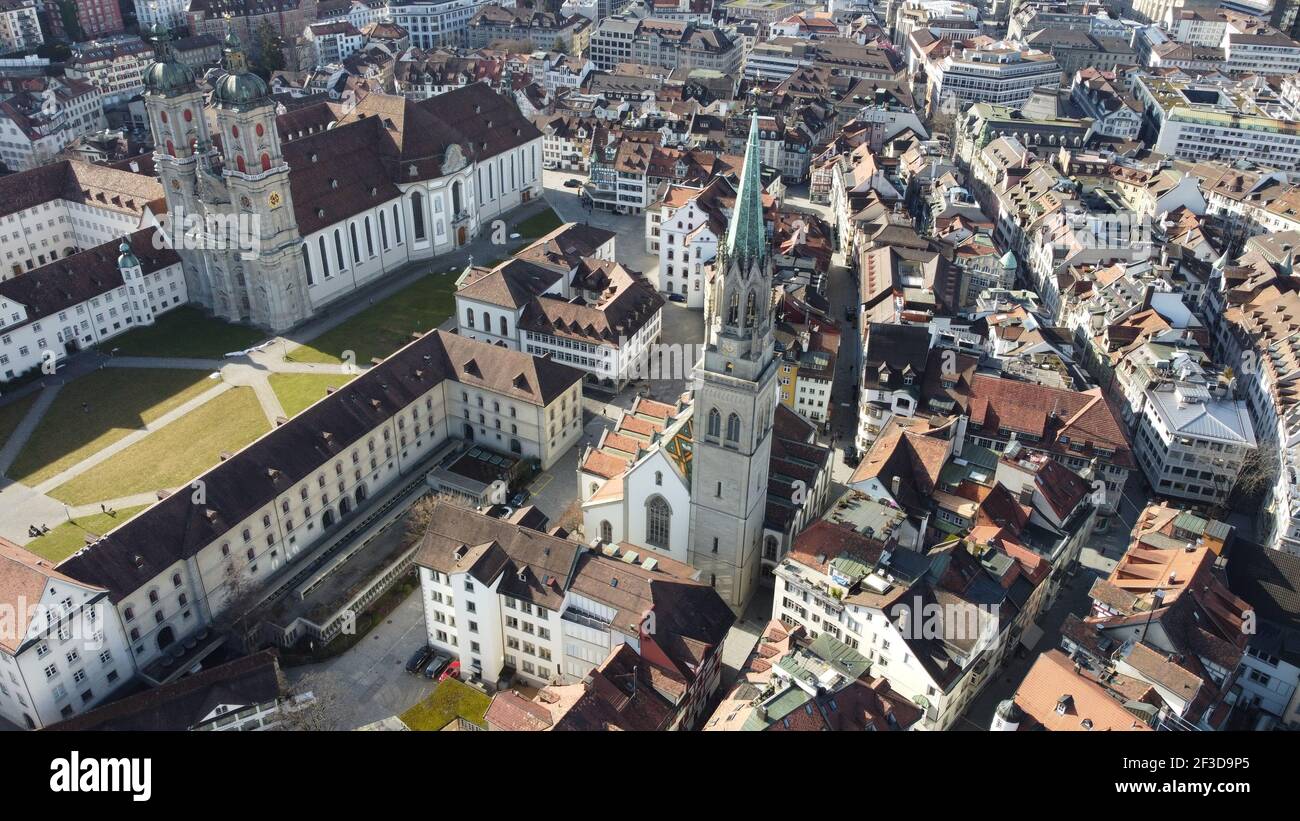glise Du Monast re Saint Gallen Banque De Photographies Et D images glise-du-monast-re-saint-gallen-banque-de-photographies-et-d-images
