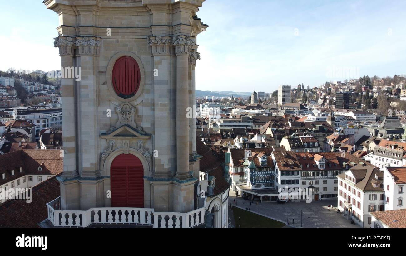 Centre ville de St.Gall, Suisse Banque D'Images