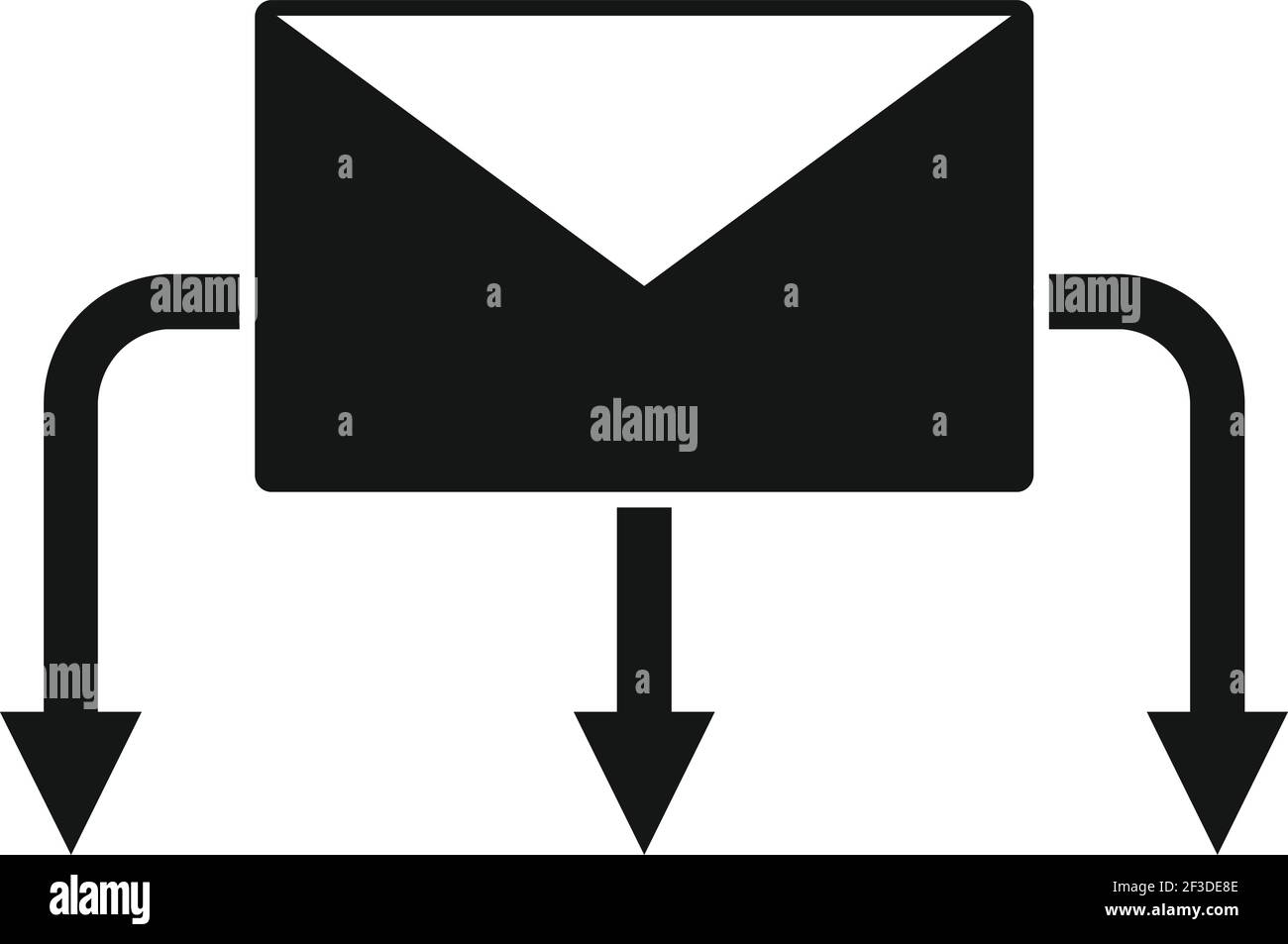 Icône de la lettre de restructuration, style simple Image Vectorielle ...