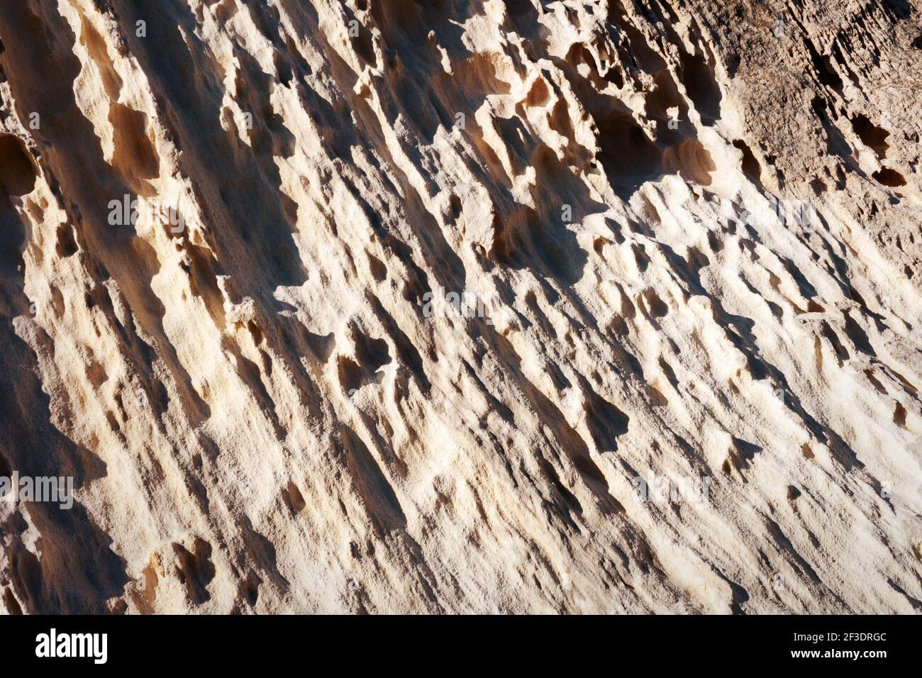 Sable Surface rock. Côte rocheuse de la mer Caspienne. Banque D'Images