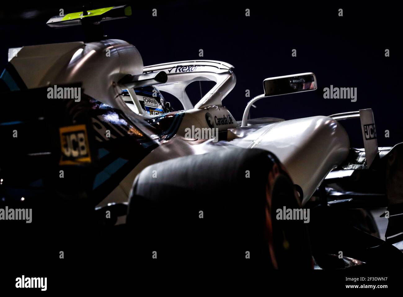 SIROTKIN Sergey (rus), Williams F1 Mercedes FW41, action pendant le Championnat du monde de Formule 1 2018, Grand Prix de Singapour du 13 au 16 septembre à Singapour - photo Florent Gooden / DPPI Banque D'Images