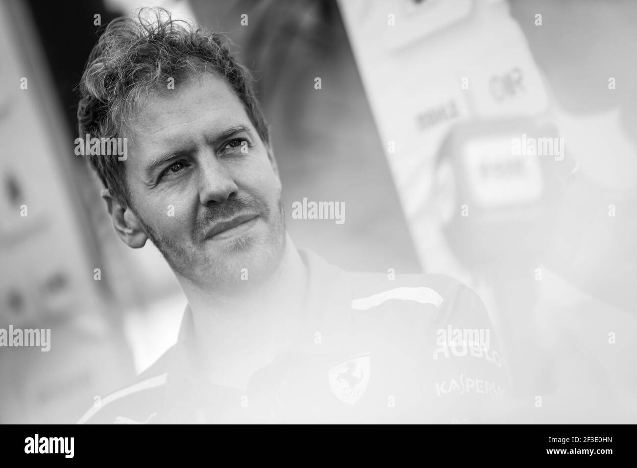 VETTEL Sebastian (ger), Scuderia Ferrari SF71H, portrait lors du Championnat du monde de Formule 1 2018, Grand Prix du Mexique du 25 au 28 octobre au Mexique - photo Florent Gooden / DPPI Banque D'Images