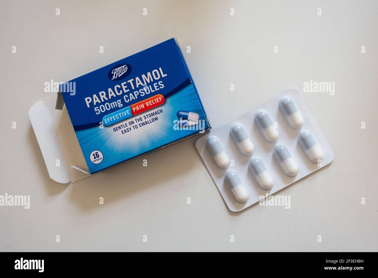 Paracetamol pain relief tablets Banque de photographies et d’images à