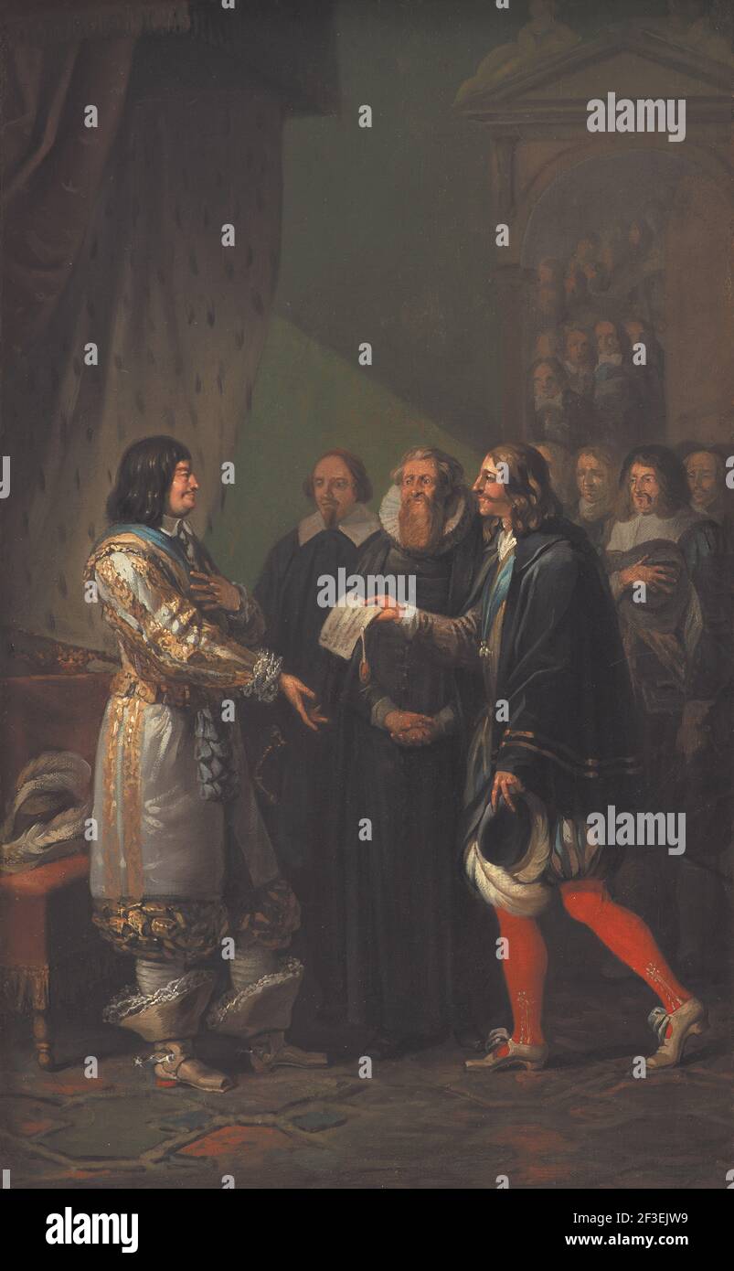 Monarchie absolue attribuée à Frédéric III du Danemark en 1660, 1783. Trouvé dans la collection du Musée Statens de Kunst, Copenhague. Banque D'Images