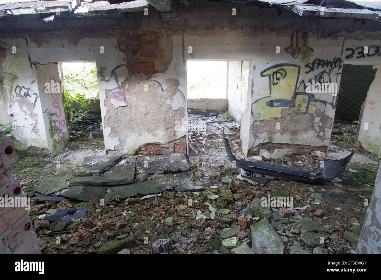 Centrale nucléaire non achevée Zarnowiec à Kartoszyno, Pologne. 22 septembre 2020 © Wojciech Strozyk / Alamy stock photo Banque D'Images