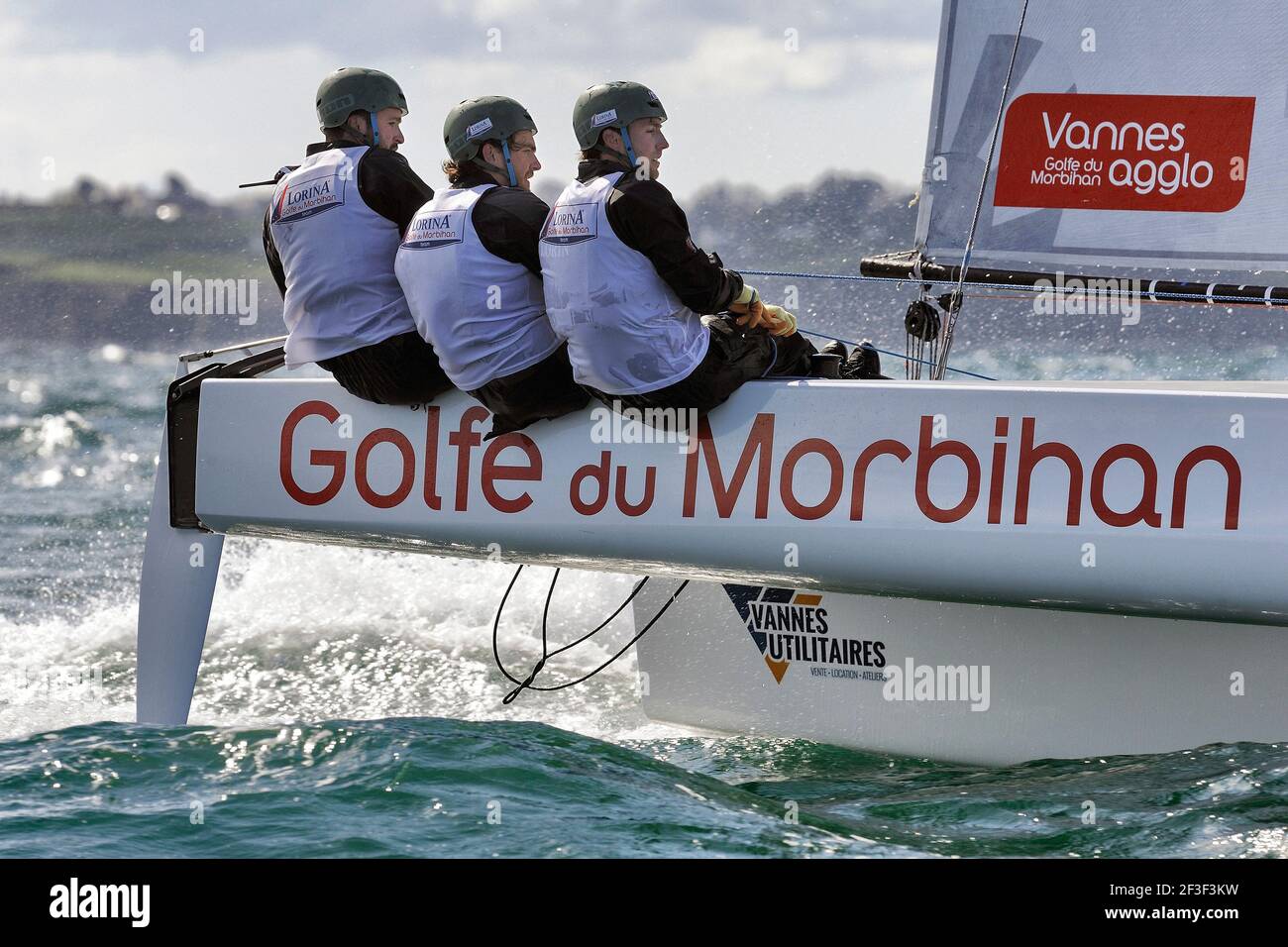 Lorina- Golfe du Morbihan Limonde (Matthieu Salomon et Quentin Delapierre),  lors du Grand Prix Guyader 2016, Bretagne Sud, à Douarnenez, France, du 29  avril au 8 mai 2016 - photo François Van