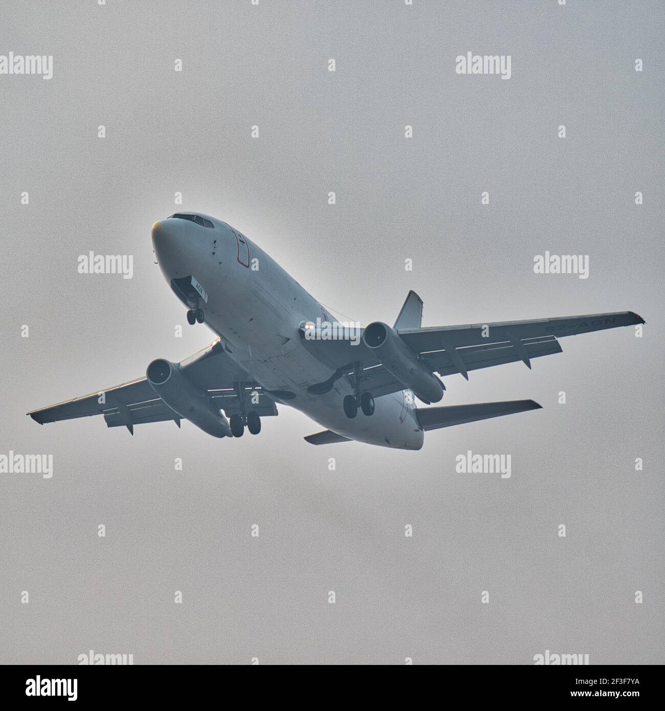 Un Boeing 737 cargo Banque D'Images