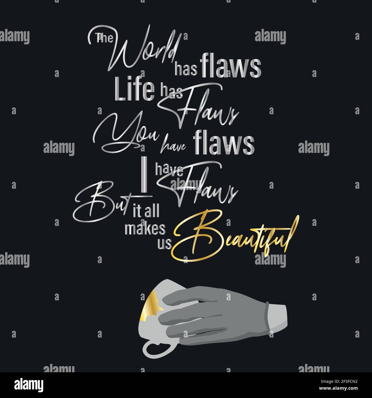 Citation sur kintsugi, philosophie de kintsugi. Imperfection du monde