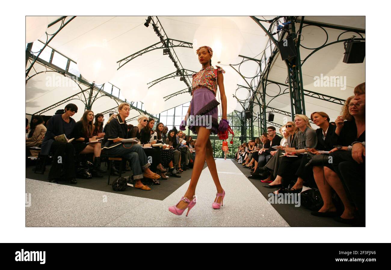 Semaine de la mode à Londres... Luellaphotographe de David Sandison The Independent Banque D'Images