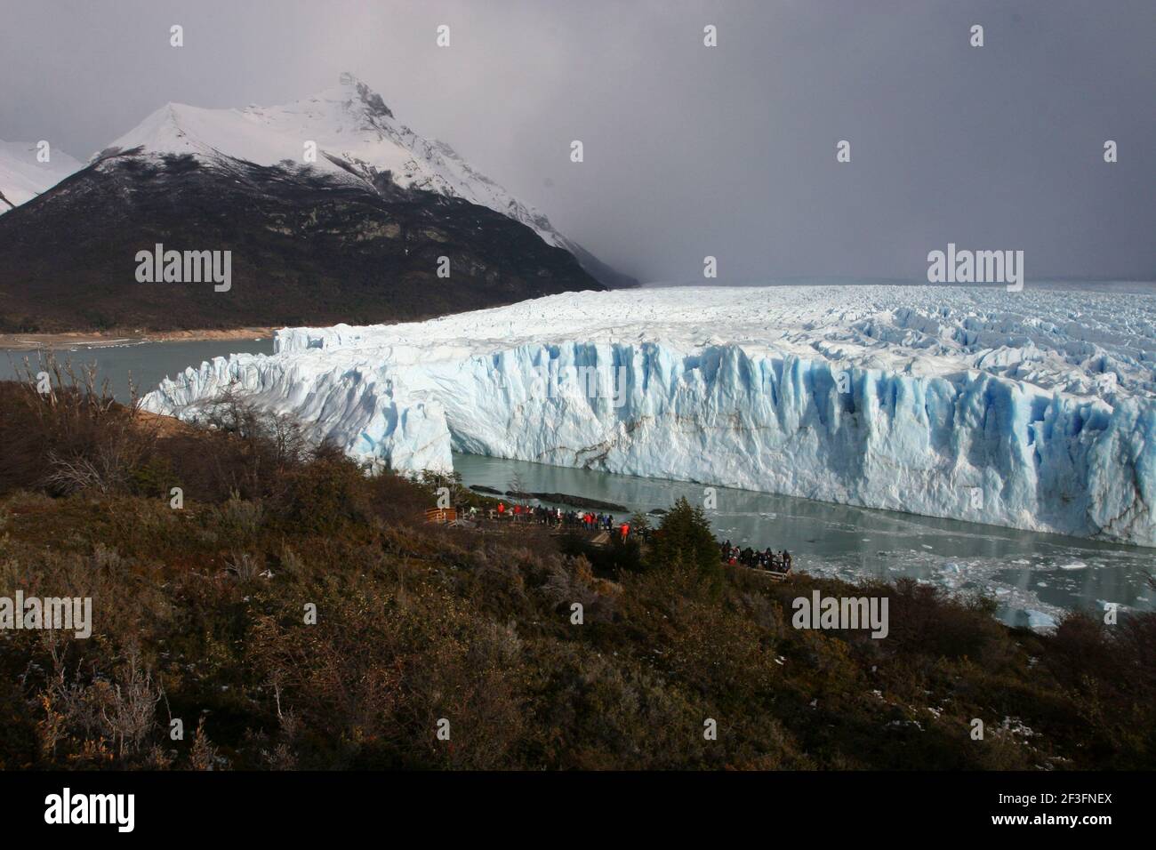 Le glacier Perito Moreno, Santa Cruz, Argentine Banque D'Images