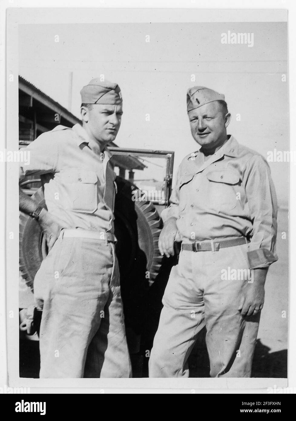Photographie vintage, Camp Huckstep, l'Égypte, la seconde guerre mondiale, 1944 Banque D'Images