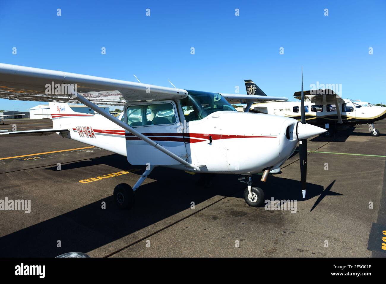 VH-WSA Cessna 172N skyhawk. Banque D'Images