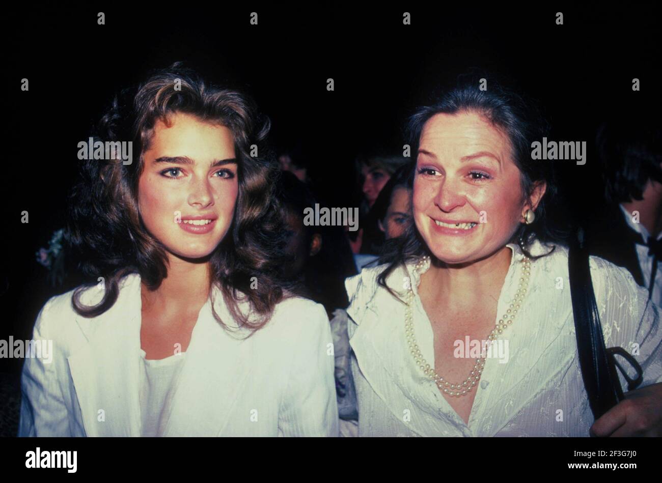 Brooke Shields, mère Teri Shields 1982 photo d'Adam Scull-PHOTOlink.net / MediaPunch Banque D'Images