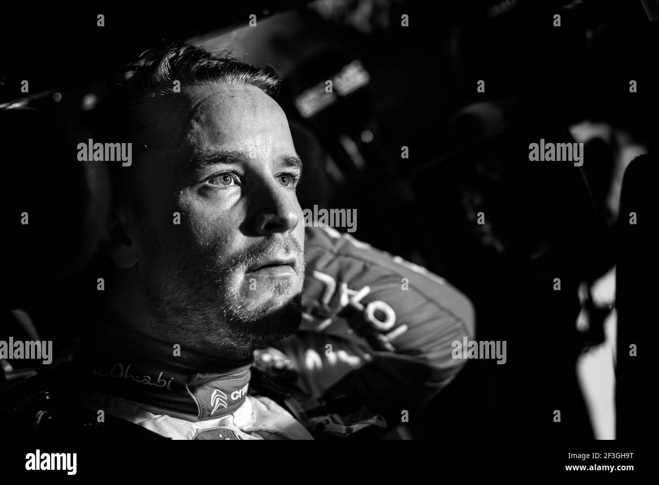 OSTBERG Mads (NOR), CITROEN C3 WRC, CITROEN TOTAL ABU DHABI WRT portrait lors du Championnat du monde de voitures de rallye WRC 2018, Suède rallye du 15 au 18 février, à Torsby - photo François Flamand / DPPI Banque D'Images