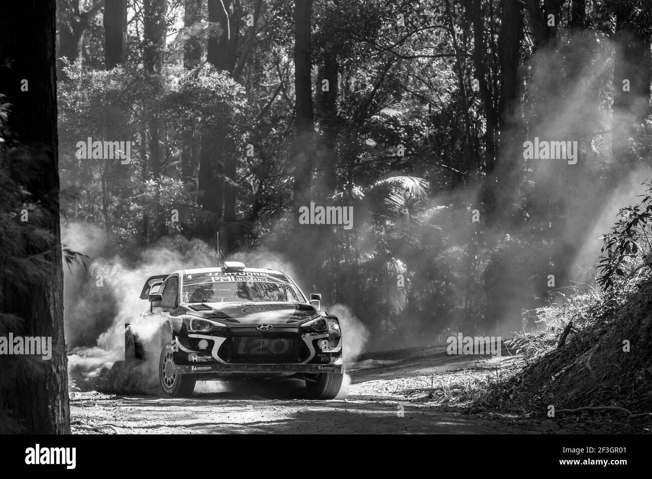 04 MIKKKELSEN Andreas (NOR), JAEGER-SYNNEVAAG Anders (NOR), HYUNDAI i20 WRC, HYUNDAI SHELL MOBIS WRT action pendant le Championnat du monde de rallye WRC 2018, rallye de l'Australie du 15 au 18 novembre à Coffs Harbour, Australie - photo Gregory Lenmand / DPPI Banque D'Images