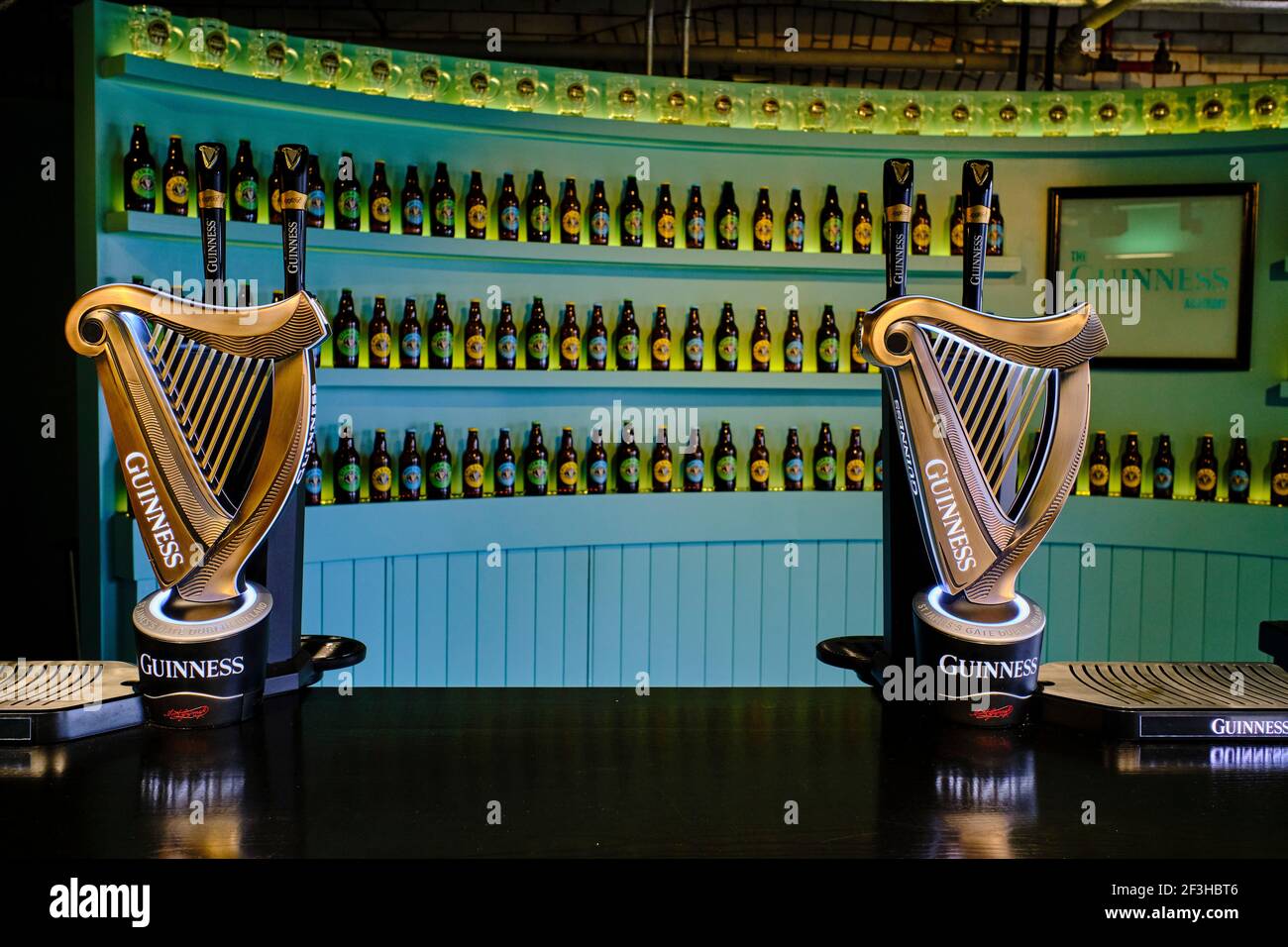 République d'Irlande ; Dublin, exposition de la brasserie Guinness Storehouse Banque D'Images