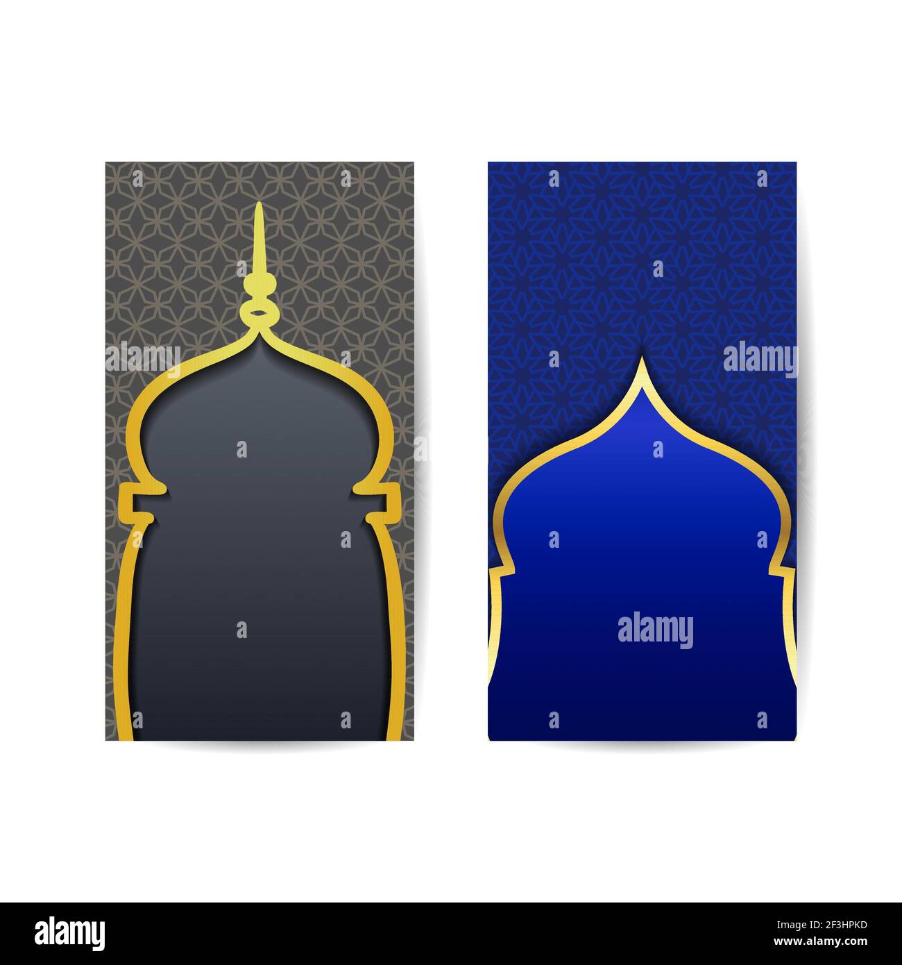 EID Mubarak islamique design carte de salutation et fond de bannière. fond de bannière islamique Illustration de Vecteur