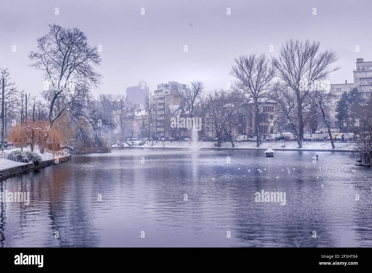 Paysage urbain de Bruxelles Banque D'Images
