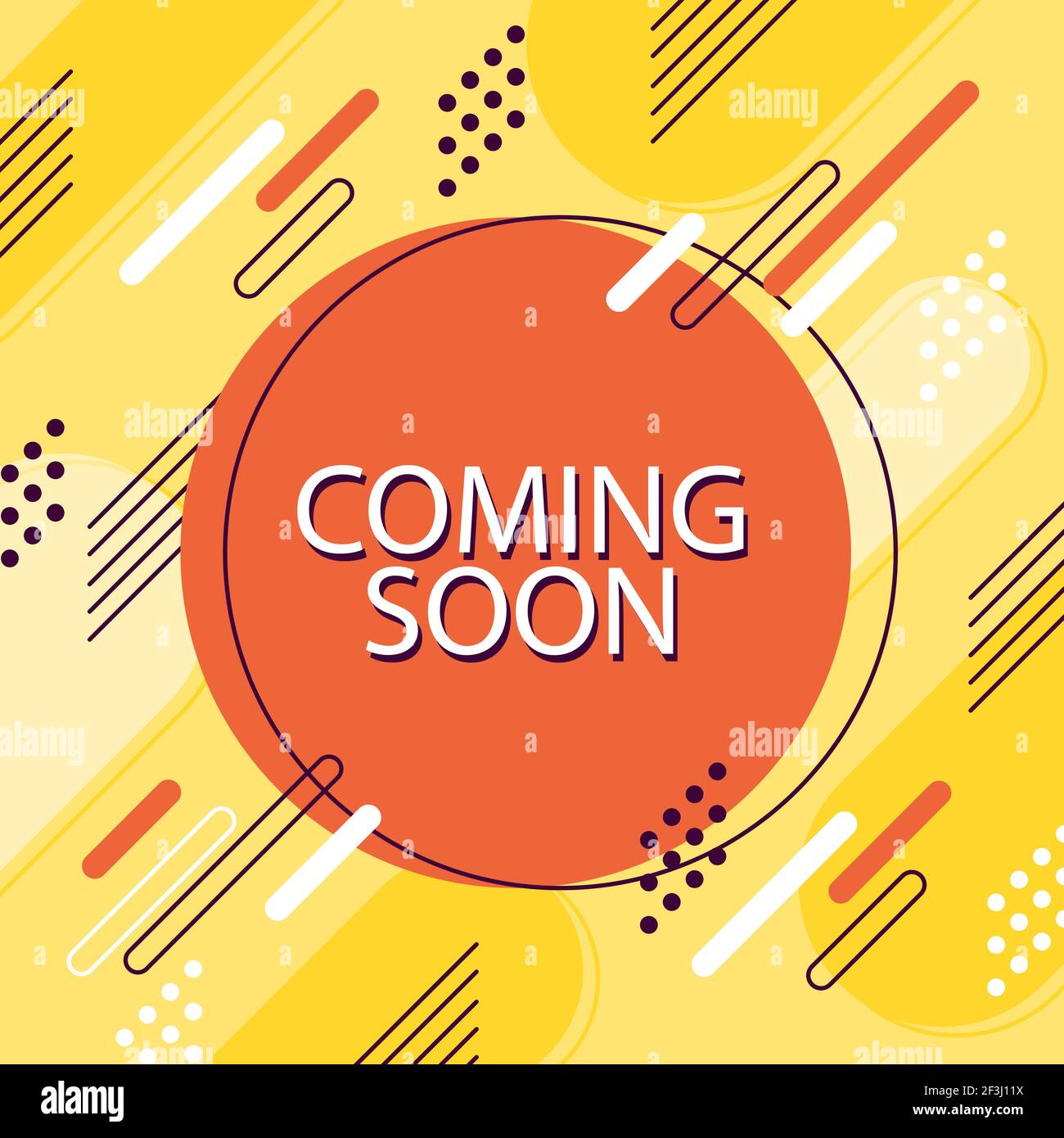 Illustration vectorielle de la bande-annonce à venir. Illustration de Vecteur