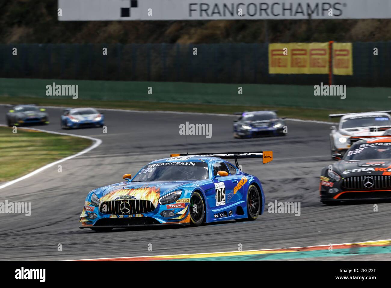 175 Kenny Habul (aus), Bernd Schneider (deu), Thomas Jager (deu), Sun Energy 1 Team HTP Motorsport, Mercedes-AMG GT3 Pro-Am Cup, action pendant le championnat 2018 Blancpain Endurance Series 24 heures de Spa, du 25 au 29 juillet, Spa Francorchamps, Belgique - photo Jean Michel le Meur / DPPI Banque D'Images