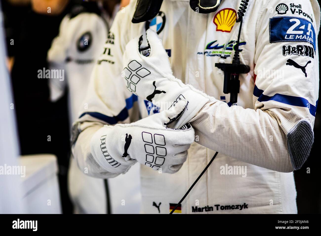 TOMCZYK Martin (ger), BMW M8 GTE équipe BMW MTEK, portrait lors des essais de 24 heures du Mans 2018 et séance de qualification du 13 au 14 juin au circuit du Mans, France - photo: Xavi Bonilla / DPPI Banque D'Images